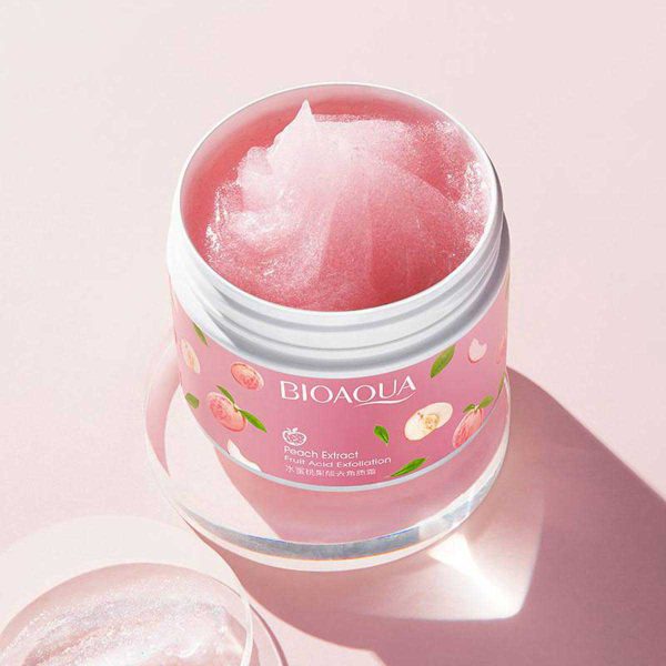 100%Original Bioaqua Peach Extract Fruit Acid Exfoliating Face Gel Cream 140g - UMart786