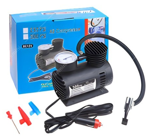 12 Volt Portable Electric Car Air Pump | Car Tyre Air Compressor