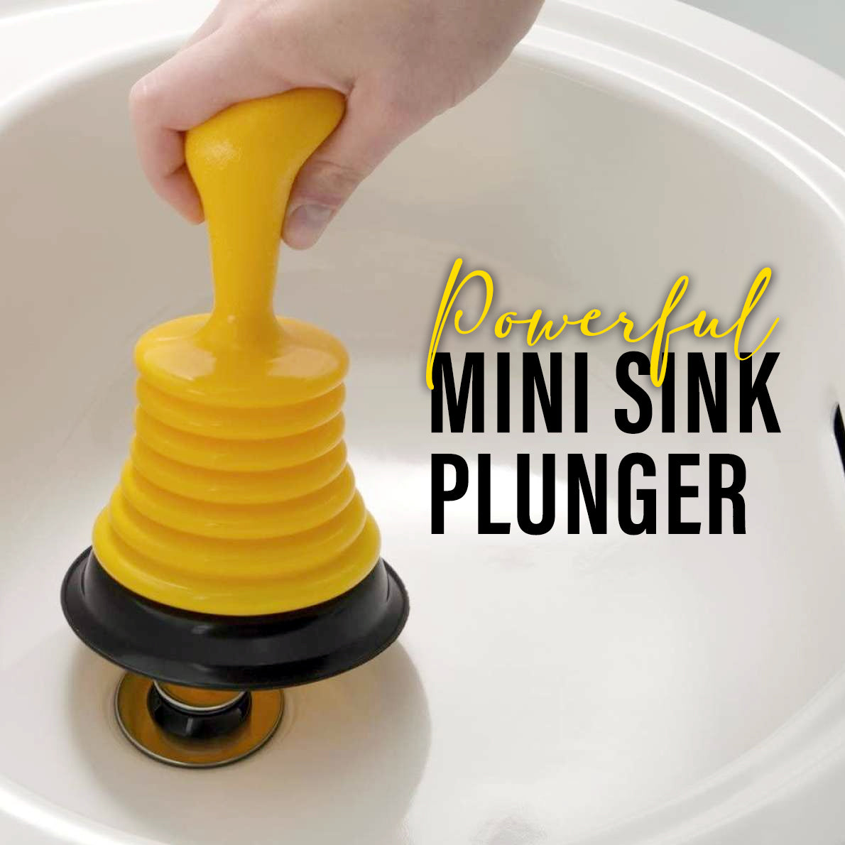 Sink and Drain Plunger for Bathrooms, Kitchens, Sinks, Baths and Showers. - UMart786