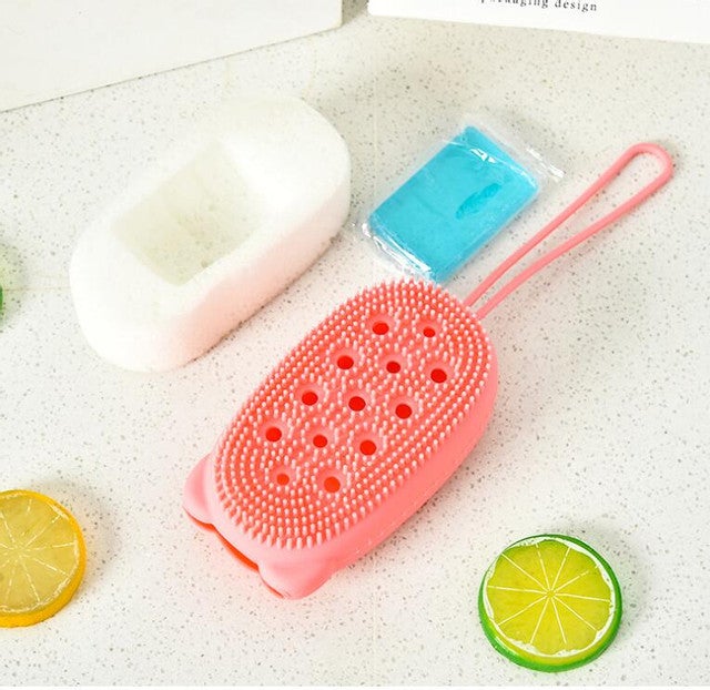 Soft Silicon Body Bath Brush Scrub - UMart786