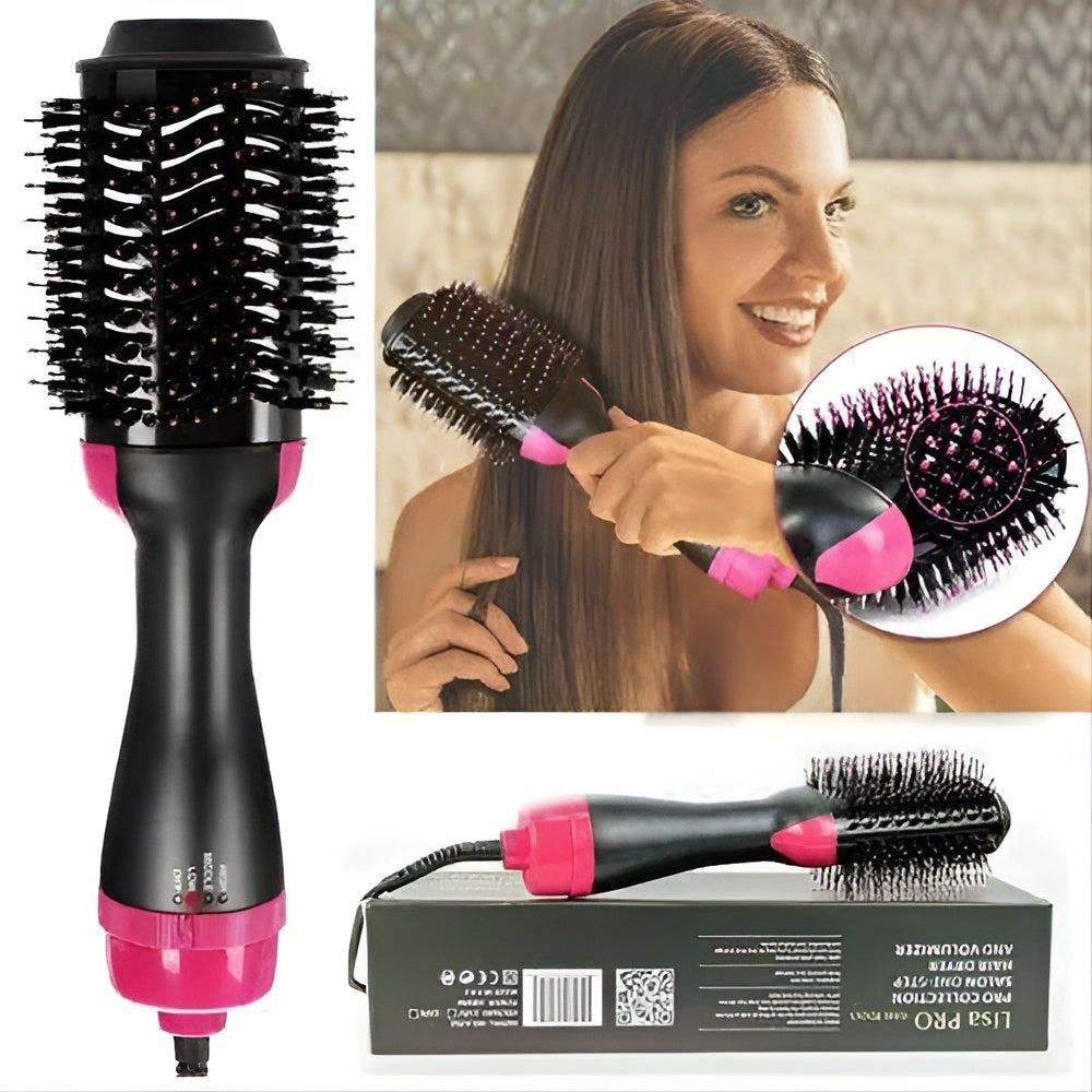 One-Step Hair Dryer and Volumizer | Hot Air Brush | Hair Straightener - UMart786