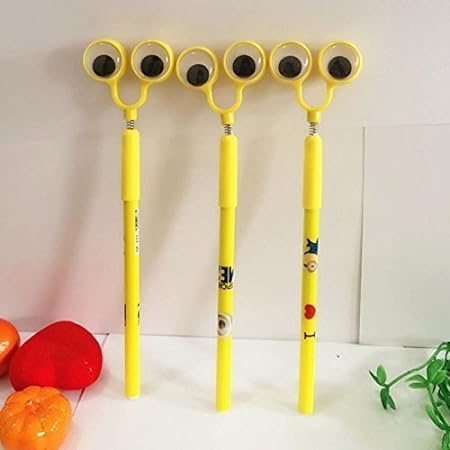 Funny Minion Googly Eyes Pen - UMart786