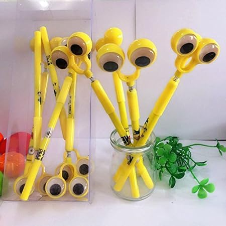 Funny Minion Googly Eyes Pen - UMart786