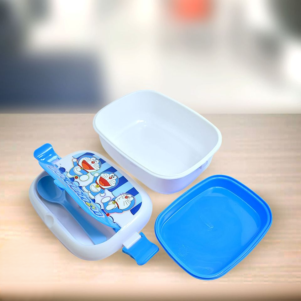 Kids Printed High Quality Plastic Lunch Box - UMart786