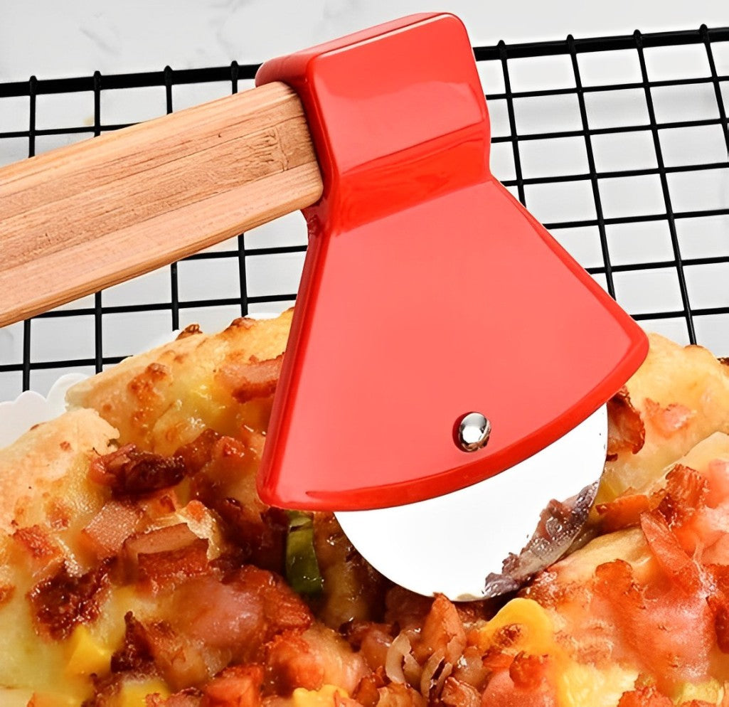 Axe Shape Stainless Steel Pizza Cutter Slicer - UMart786