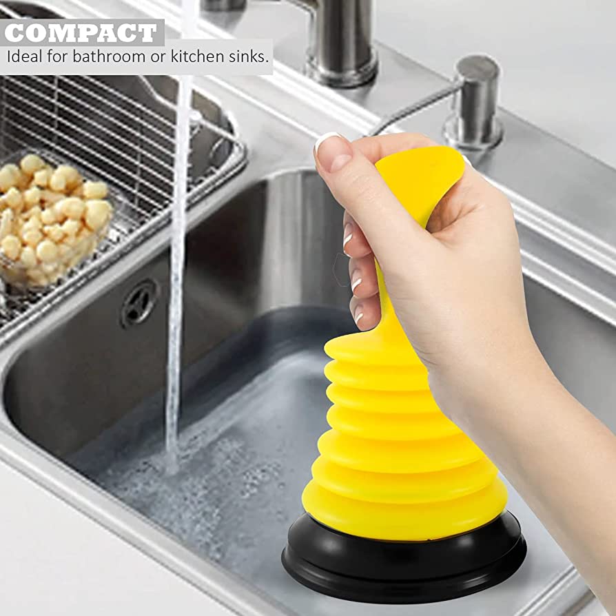 Sink and Drain Plunger for Bathrooms, Kitchens, Sinks, Baths and Showers. - UMart786