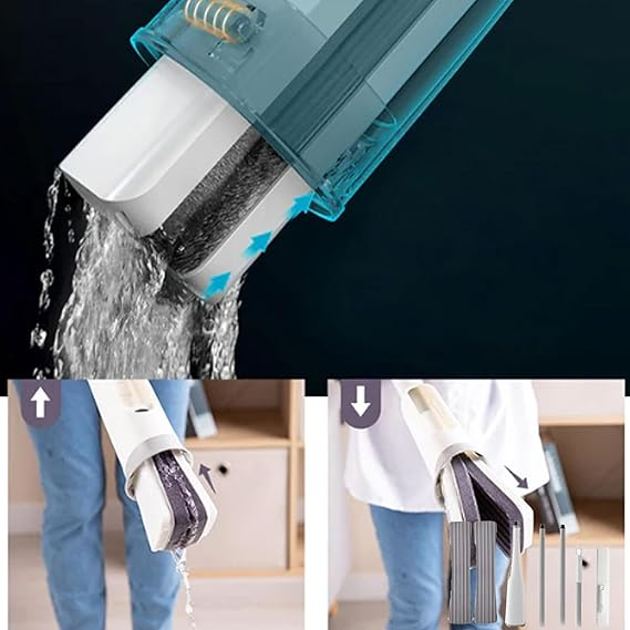 360° Rotatable Adjustable Cleaning Mop Multipurpose Cleaning Brush. - UMart786