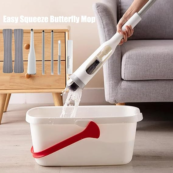 360° Rotatable Adjustable Cleaning Mop Multipurpose Cleaning Brush. - UMart786