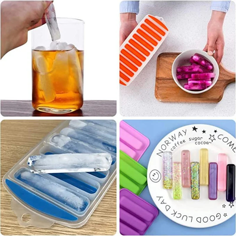 Creative Long Cylindrical Ice Tray Mold 1PC