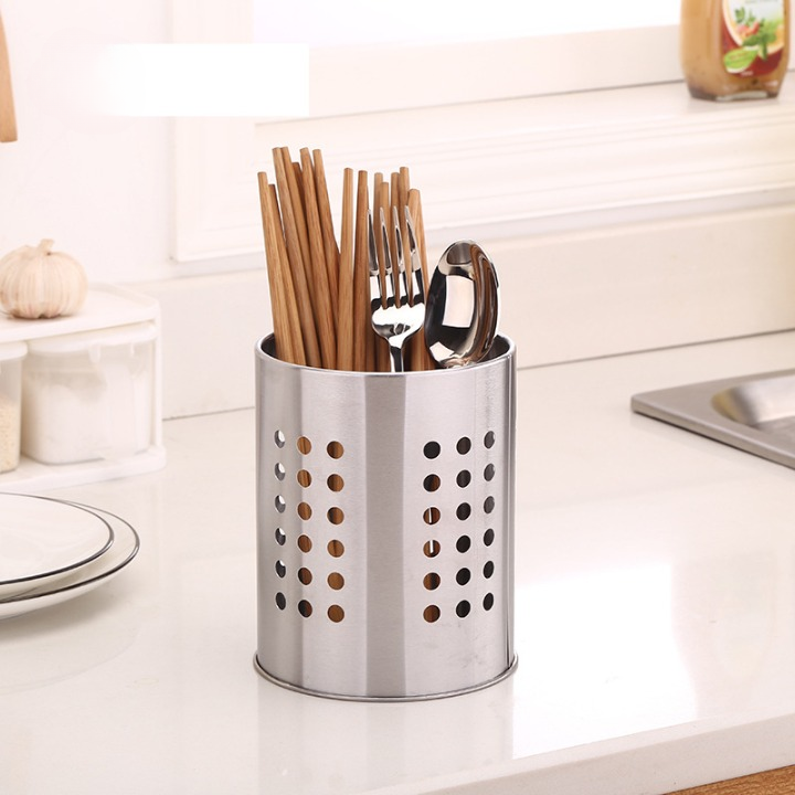 Stainless Steel Kitchen Utensils Holder & Drainer