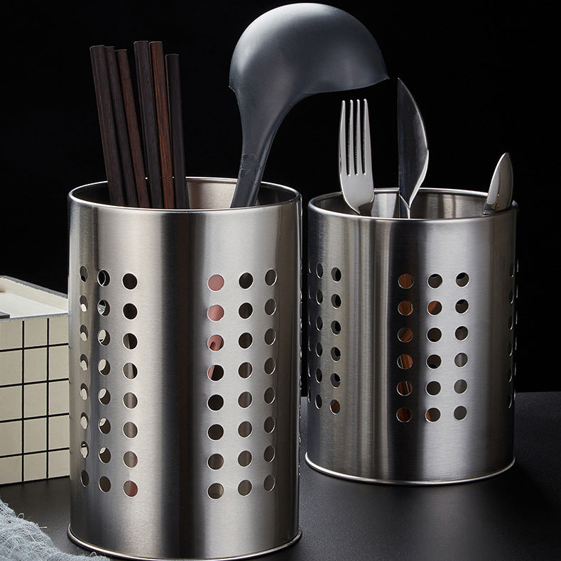 Stainless Steel Kitchen Utensils Holder & Drainer