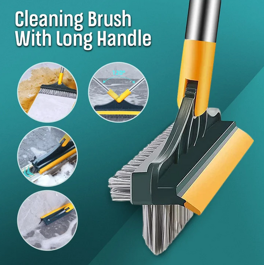 Silicone Cleaning Brush, Dusting & Wiping Mop 3 In 1 - UMart786