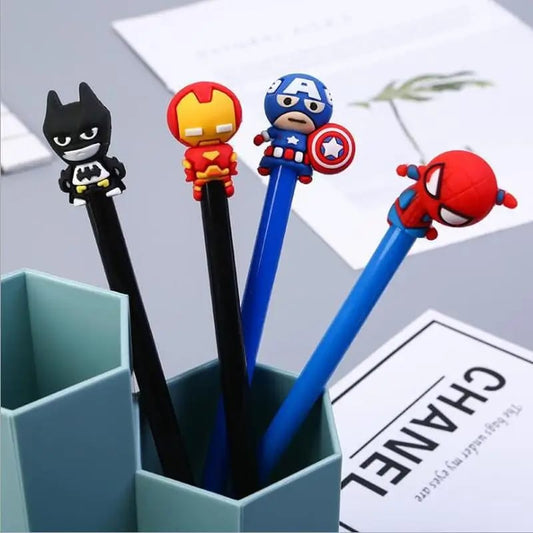 Cute Tumbler Super Hero Design Pen (Random Design) - UMart786