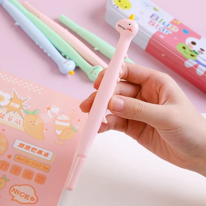 Cute Dino Head Design Gel-Pen - UMart786