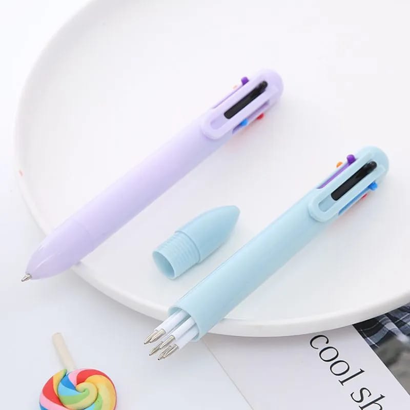 Creative Multicolor 6 in 1 Pen - UMart786