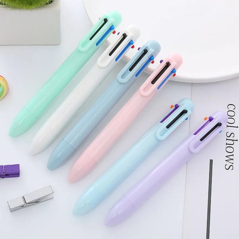 Creative Multicolor 6 in 1 Pen - UMart786