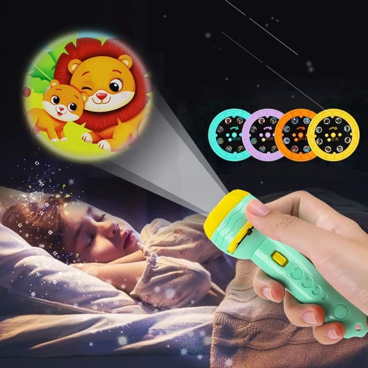 MINI FLASHLIGHT PROJECTOR TOY - UMart786