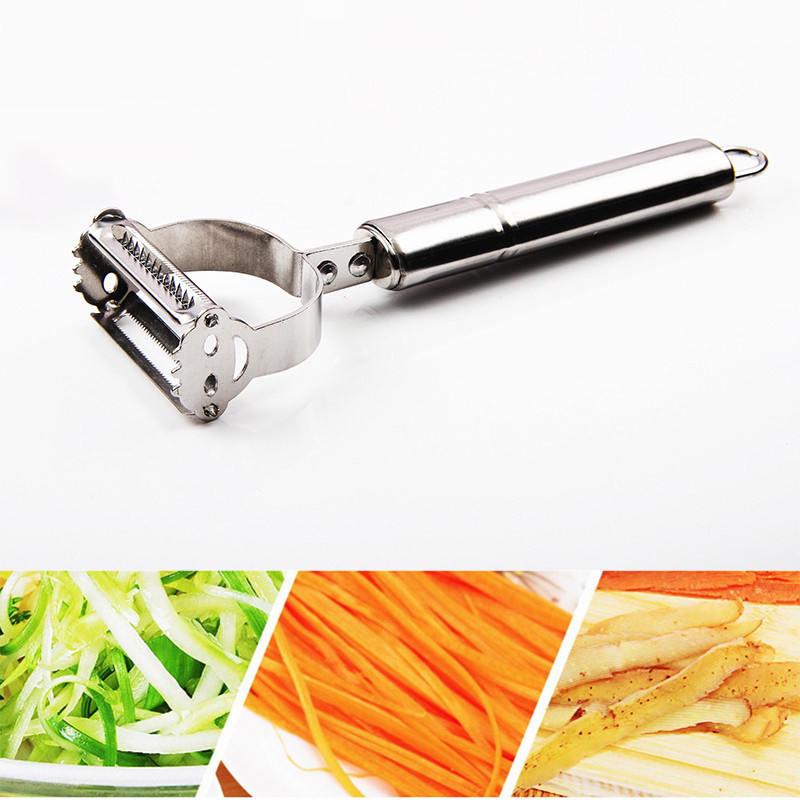 2 In 1 Stainless Steel Multifunction Peeler - UMart786