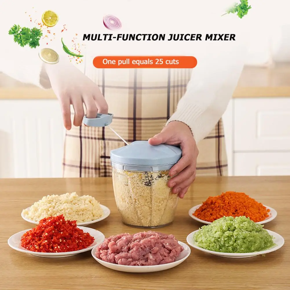 Multifunction Portable Hand-pull Manual Chopper Masher - UMart786