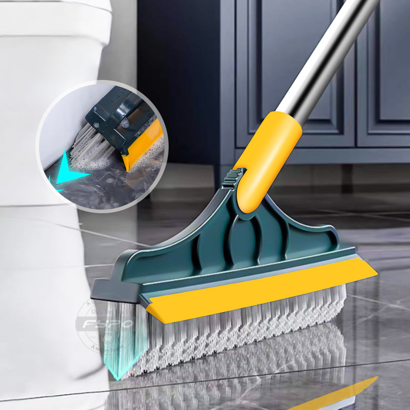 2 In 1 Floor Scrub Cleaning Brush With Removable Long Handle. - UMart786