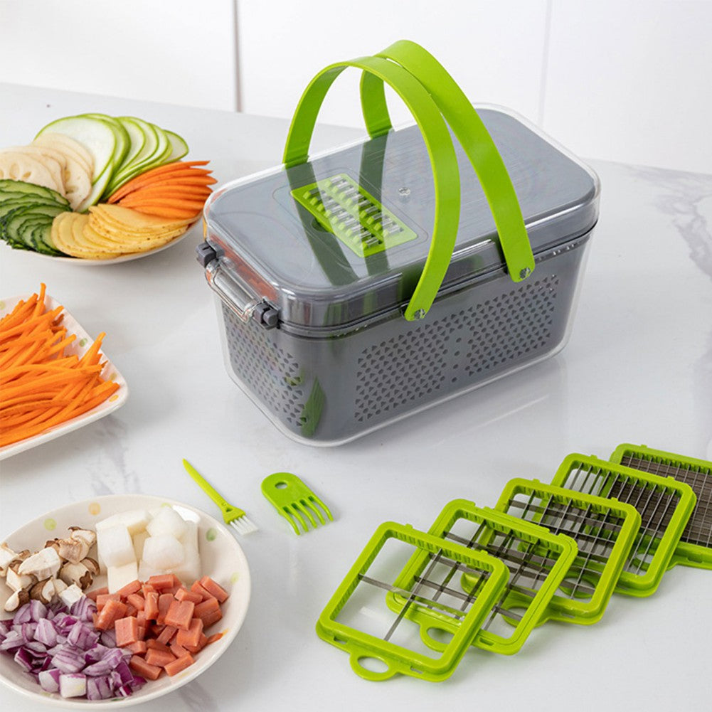 22Pcs-set Multifunctional Vegetable Cutter Kitchen Accessories. - UMart786