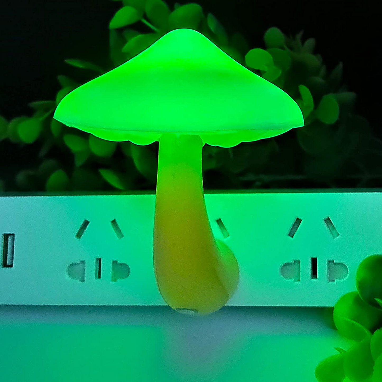 Sensor LED Night Light Plug in Lamp Mushroom Night Light 7-Color Changing Magic Mini Pretty Mushroom-Shaped Night Lights for Adults Kids NightLight - UMart786