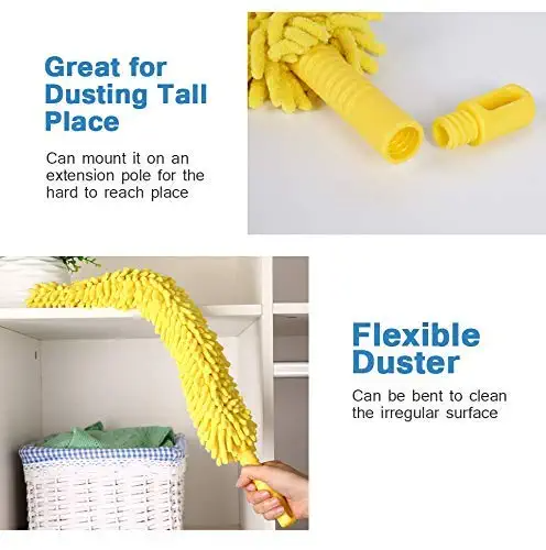 Adjustable & Foldable Microfiber Cleaning Duster for Multipurpose use - UMart786