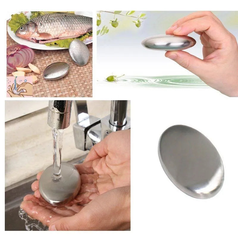 Creative Chef Soap Stainless Steel Hand Odor Remover Bar - UMart786