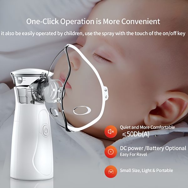 Medical Handhe Portable Nebulizer Inhalator Adult Kids Mini Silent Steam Nasal Humidifier Inhaler To's Nebulizer Asthma