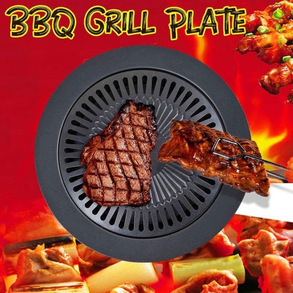 Non Stick BBQ Grill Plate 32cm