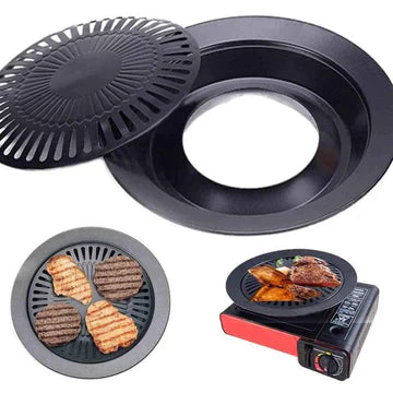 Non Stick BBQ Grill Plate 32cm