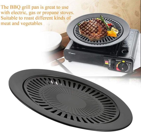 Non Stick BBQ Grill Plate 32cm