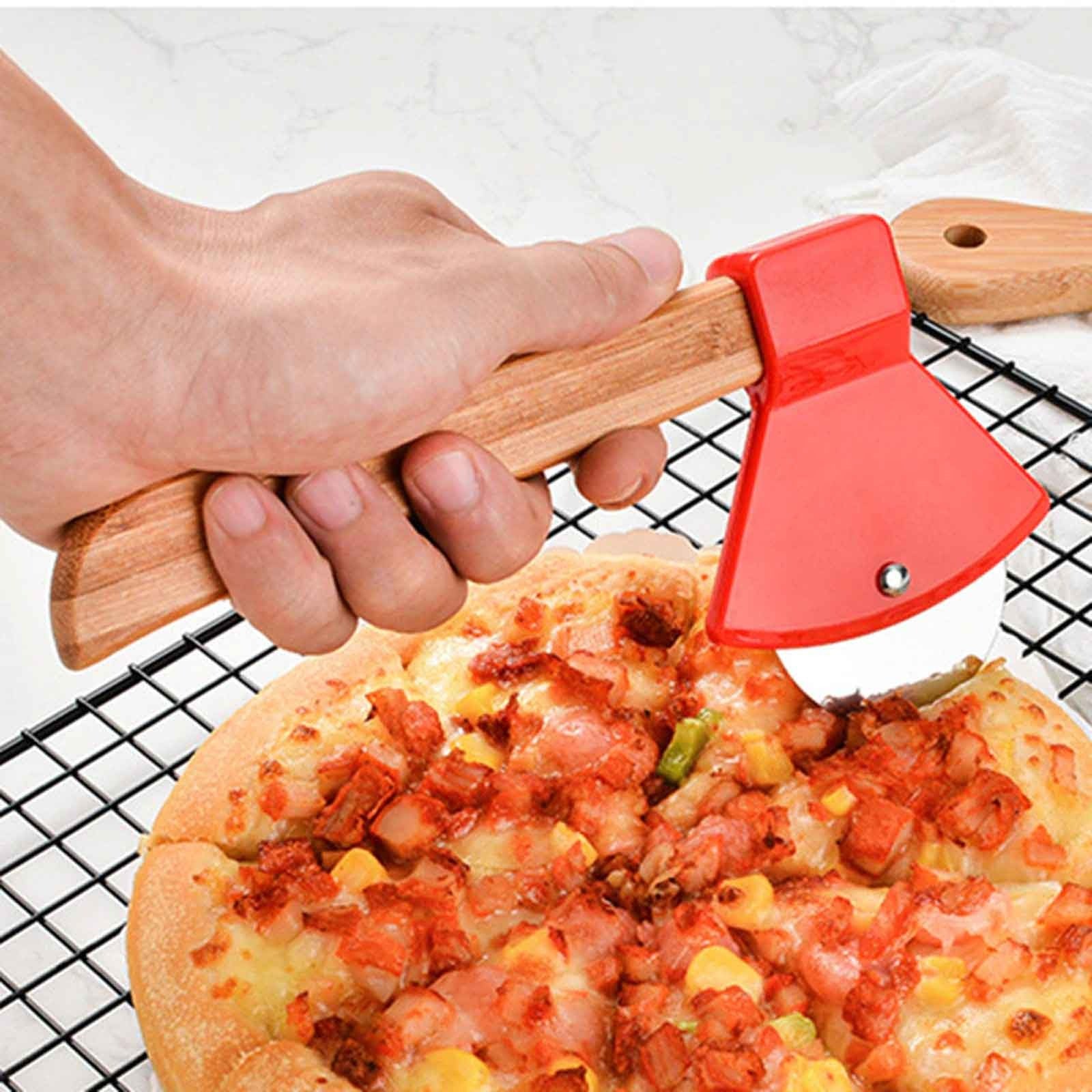 Axe Shape Stainless Steel Pizza Cutter Slicer - UMart786