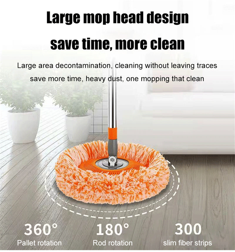 Sun Flower Spin Floor Cleaning & Dusting Mop - UMart786