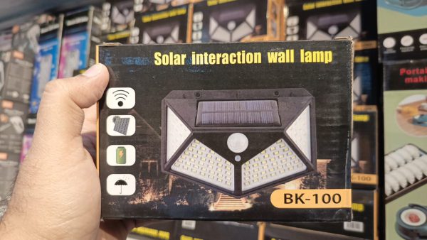 100 LED Solar Lights Outdoor Lighting Wireless Motion Sensor Lights IP65 Waterproof 270°Wide Angle Security Wall Lights with 3 Modes for Yard Stairs Garage Fence Porch - UMart786